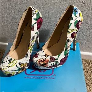 Floral Heels